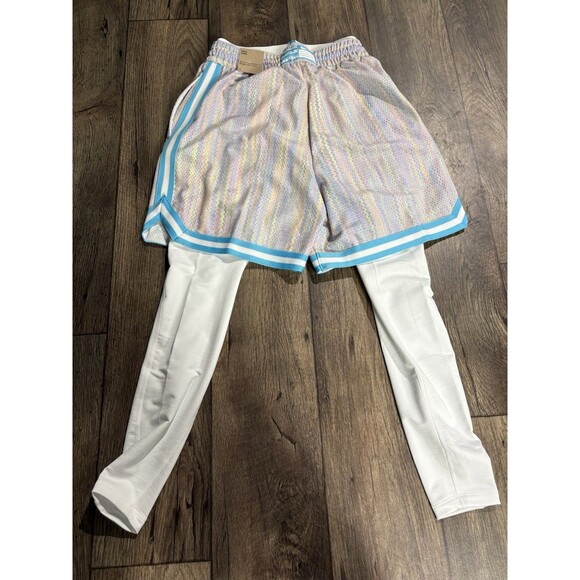 NIKE LEBRON DNA 6" DRI-FIT 3-IN-1 SHORTS PANTS WHITE/BLUE FZ1058-121 Men’s Small - Picture 13 of 13